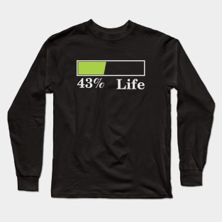 43% Life Long Sleeve T-Shirt